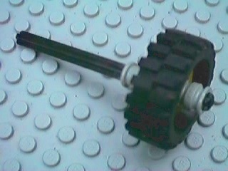 Wheel and tire with #8 axle and bushings