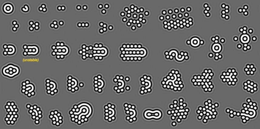 figure: a large collection of patterns
